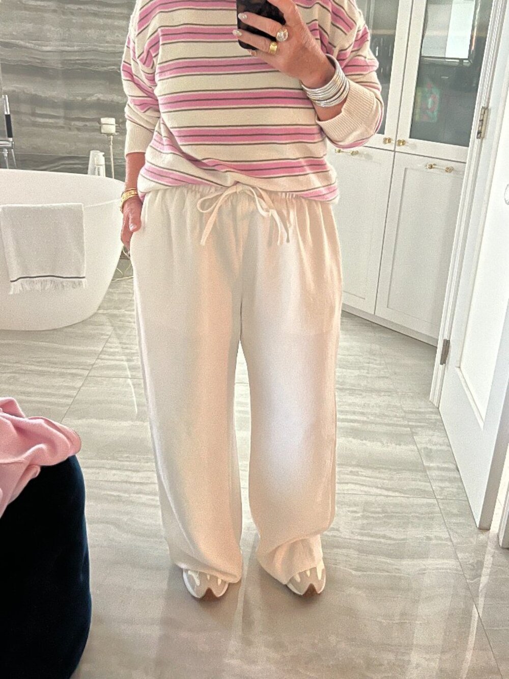 Aritzia Wilfred Lodge Pant XL Short Light Birch Crepette - Picture 3 of 11